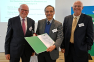 Verleihung der Ehrenplakette an Prof. Dr. Georg Cremer am 12. September 2019