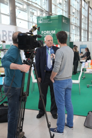 17.06.2015: Michael Löher, Vorstand des DV beim Interview mit der ARD