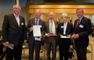 Verleihung der Ehrenplakette am 22.09.2010 an Prof. Dr. Gerhard Vigener, Helmut Saurbier und Reglindis Böhm