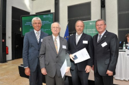 Verleihung der Ehrenplakette am 28.09.2011 an FriedrichGraffe Georg, Gorrissen und Dr. Eberhard Orthbandt