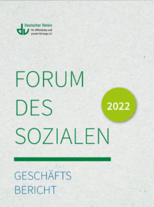 Geschäftsbericht 2022 des Deutschen Vereins ist erschienen!