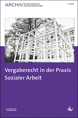 Cover: Vergaberecht in der Praxis Sozialer Arbeit