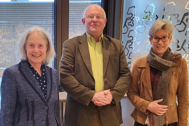 Bild: Eva Strobel, Michael Löher und Dr. Regine Schmalhorst