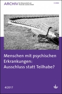 Cover des Archiv für Wissenschaft und Praxis der sozialen Arbeit 4/2017