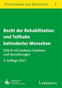 Cover vom Recht der Rehabilitation und Teilhabe behinderter Menschen