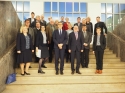 Foto: Präsidium des Deutschen Vereins mit Richterinnen und Richtern beim Bundessozialgericht in Kassel, © BSG