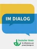 Grafik: Im Dialog, Hauer und Dörfler, Deutscher Verein für öffentliche und private Fürsorge e.V.