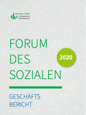 Grafik: Cover des Geschäftsberichtes 2020