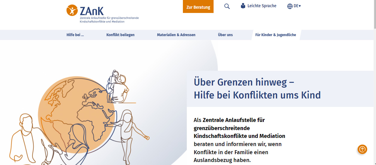 Screenshot www.zank.de
