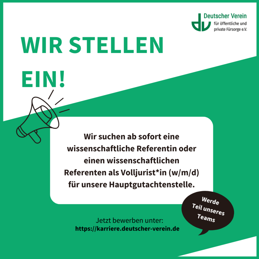 Grafik mit Stellenanzeige –