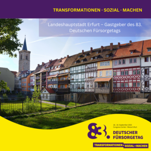 Landeshauptstadt Erfurt – Gastgeber des 83. Deutschen Fürsorgetags