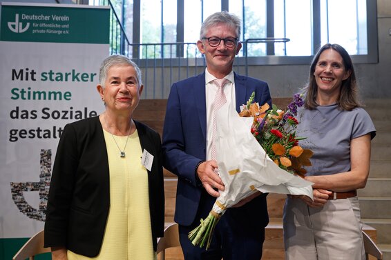 von links: Dr. Irme Stetter-Karp, Ralph Spiegler, Dr. Verena Staats