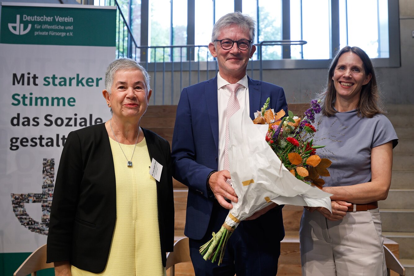 von links: Dr. Irme Stetter-Karp, Ralph Spiegler, Dr. Verena Staats