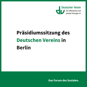 Präsidiumssitzung des Deutschen Vereins