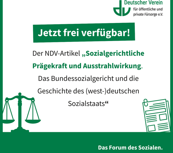 Grafik mit DV-Logo und Hinweis zum Artikel – 