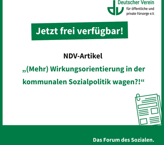 DV-Grafik mit Hinweis "kostenloser Artikel" aus dem NDV – 