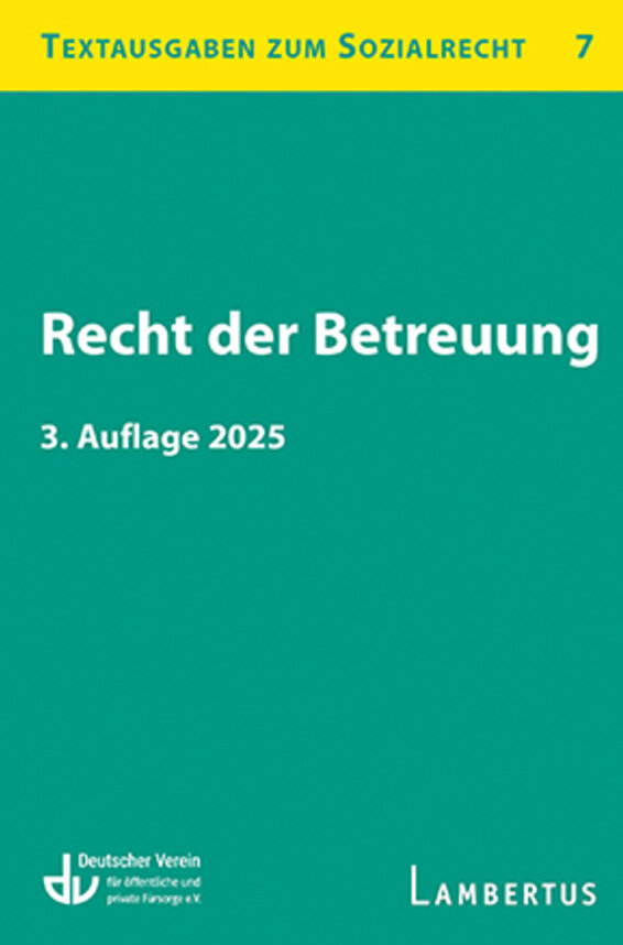 Cover "Recht der Betreuung" – 