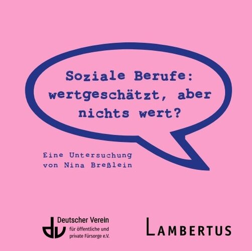 Cover der Publiaktion Soziale Arbeit kontrovers (SAk) Ausgabe 36 mit dem Titel: Soziale Berufe: wertgeschätzt aber nichts wert? Eine Untersuchung von Nina Breßlein – 