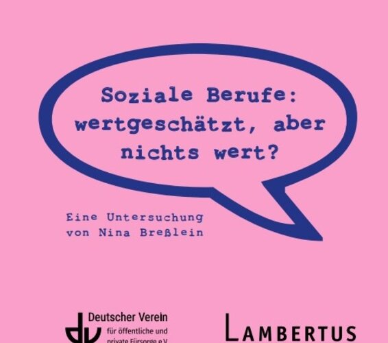 Cover der Publiaktion Soziale Arbeit kontrovers (SAk) Ausgabe 36 mit dem Titel: Soziale Berufe: wertgeschätzt aber nichts wert? Eine Untersuchung von Nina Breßlein – 