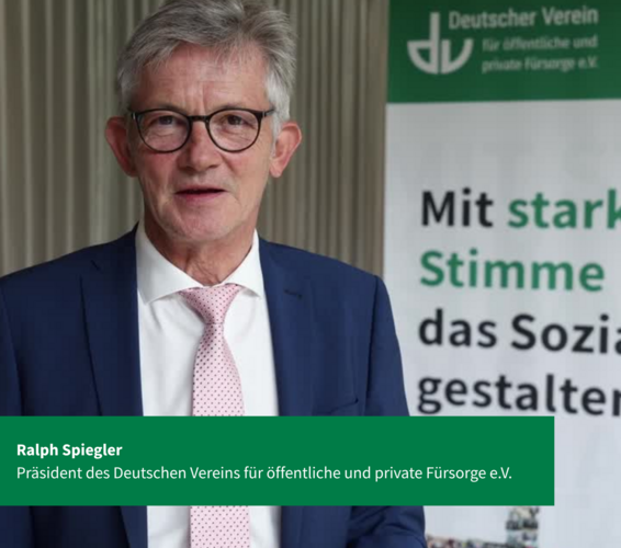 Ralph Spiegler, Präsident des Deutschen Vereins, während seines Interviews.