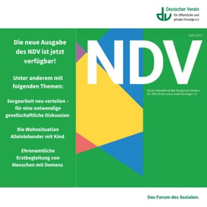 Die Märzausgabe des NDV ist jetzt verfügbar!