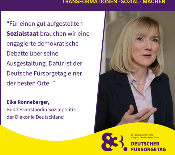 Grafik mit Foto und Zitat von Silke Ronnebergger. – 