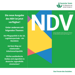 Die Aprilausgabe des NDV erscheint in Kürze!