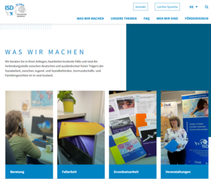 Neuer Onlineauftritt für den Internationalen Sozialdienst (ISD) – Ihr Lotse bei grenzüberschreitender Sozialer Arbeit