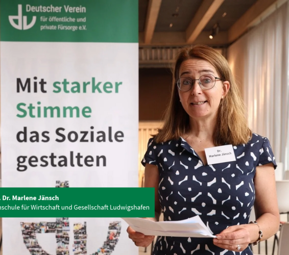 Foto von Prof. Dr. Marlene Jänsch während der Videostatements.