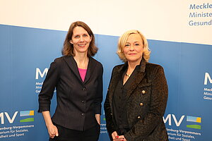 DV-Vorständin Dr. Verena Staats im Ministerium für Soziales, Gesundheit und Sport in Mecklenburg-Vorpommern
