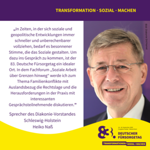Wir stellen vor: Die Speaker*innen des 83. Deutschen Fürsorgetags – Heiko Naß