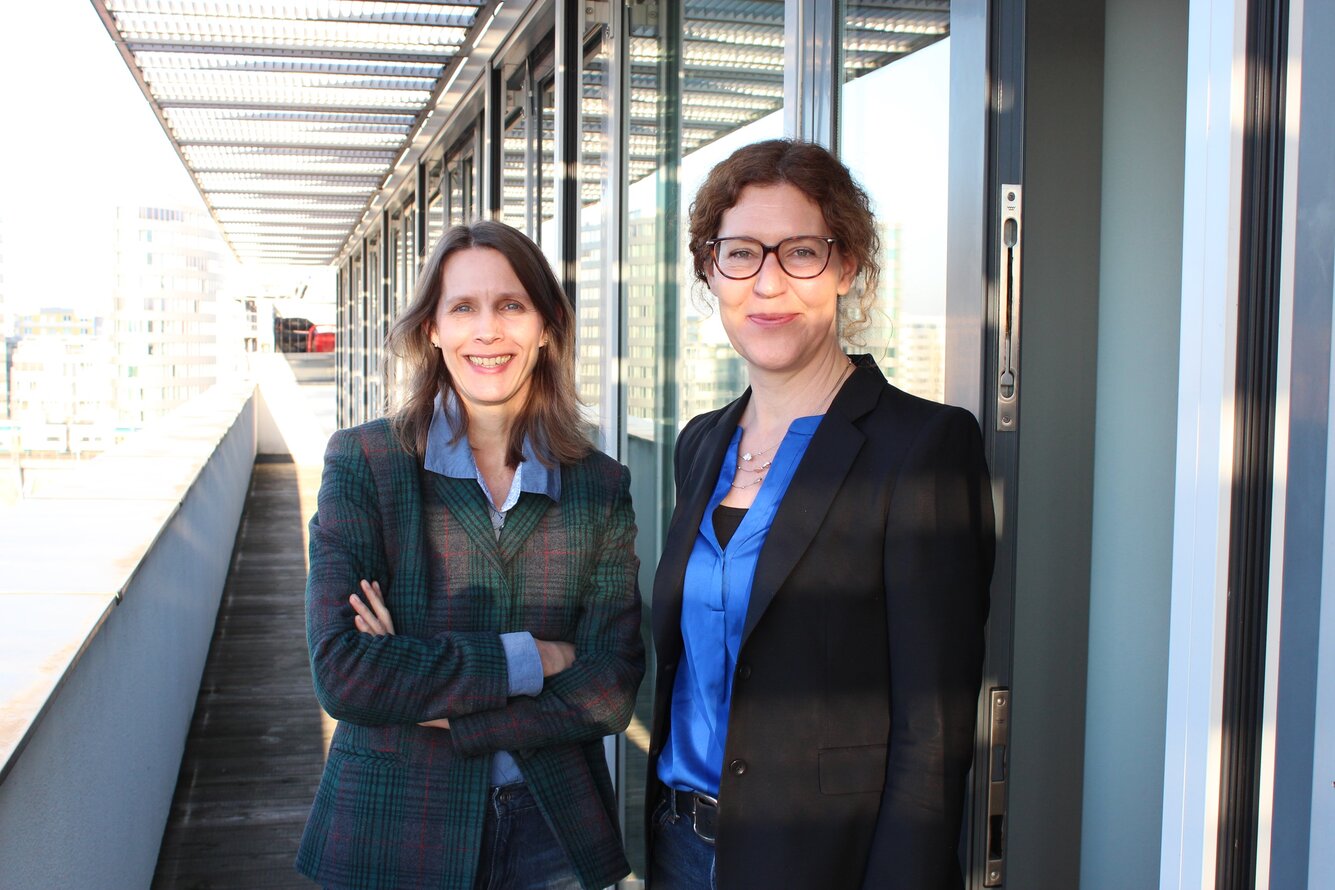 Dv-Vorständing Dr. Veren Staats und BBE-Geschäftsführerin Dr. Lilian Schwalb – 