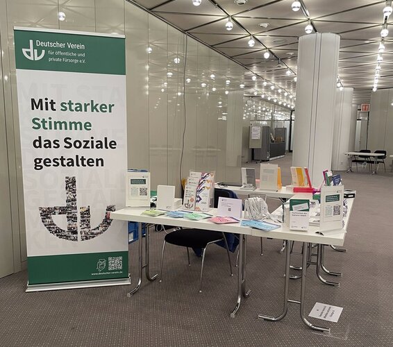 Foto des DV-Standes beim DVSG-Bundeskongress