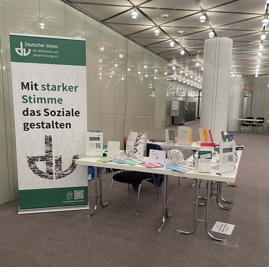 Foto des DV-Standes beim DVSG-Bundeskongress