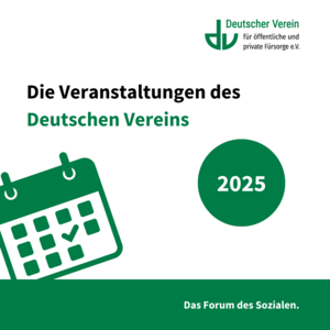 Veranstaltungen des Deutschen Vereins in einer Übersicht