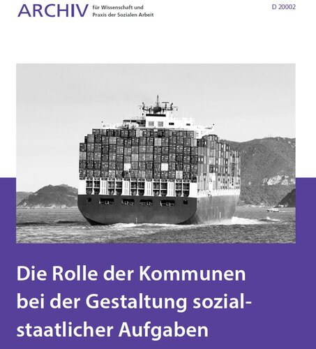 Cover des Archivhefts 3/2026, mittig ist ein Containerschiff von hinten zu sehen, das in einen Hafen einfährt.