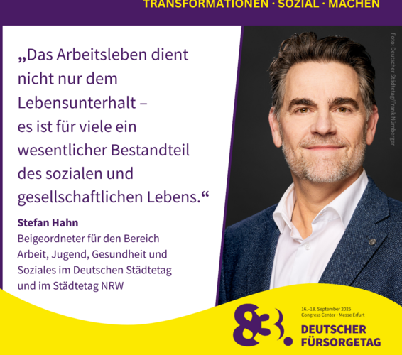 Grafik mit Zitat und Portraitfoto von Stefan Hahn – 