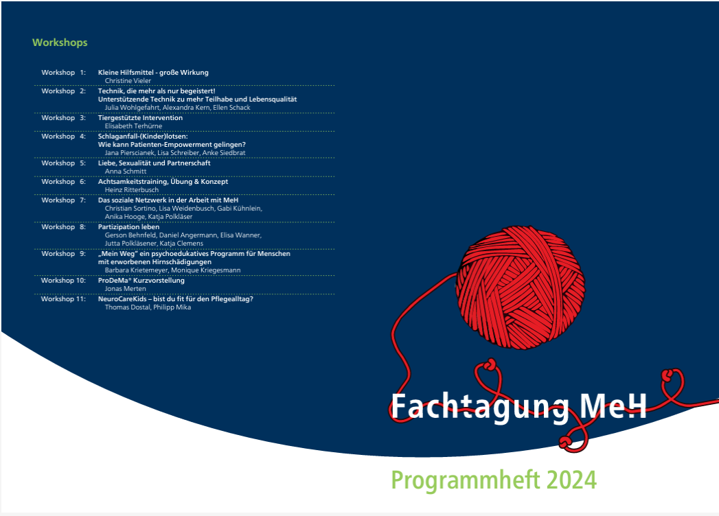 Screenshot vom Programm der Fachtagung –
