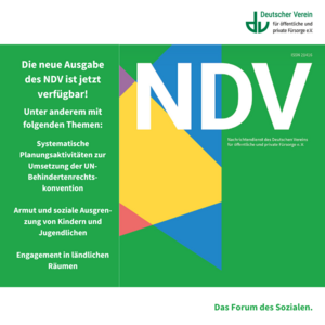 Die Maiausgabe des NDV erscheint in Kürze!