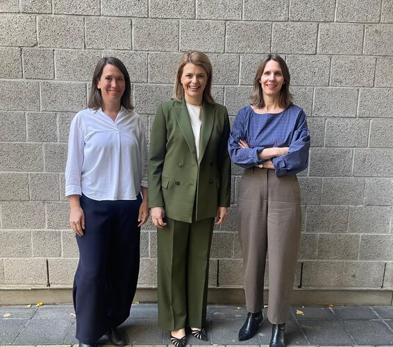 v.l.n.r. Dr. Anna Sarah Richter, Katrin Staffler und Dr. Verena Staats – 