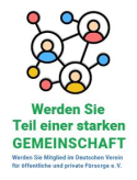 Grafik: Werden Sie Teil einer Gemeinschaft, © zweiband/Deutscher Verein für öffentliche und private Fürsorge e.V.