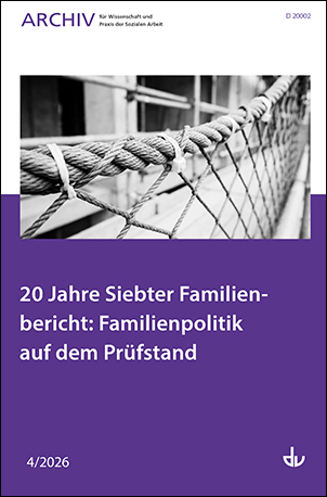 Archiv Nr. 4/2026 | 20 Jahre Siebter Familienbericht: Familienpolitik auf dem Prüfstand